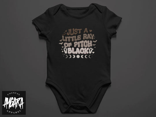 Baby-Youth Little Ray of Pitch Black Onesie/T-Shirt