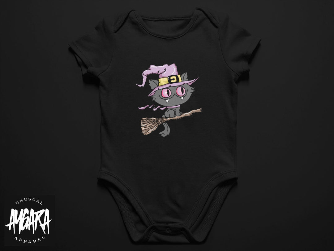 Baby-Youth Witchy Cat Onesie/T-Shirt