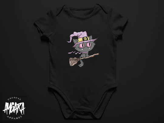 Baby-Youth Witchy Cat Onesie/T-Shirt