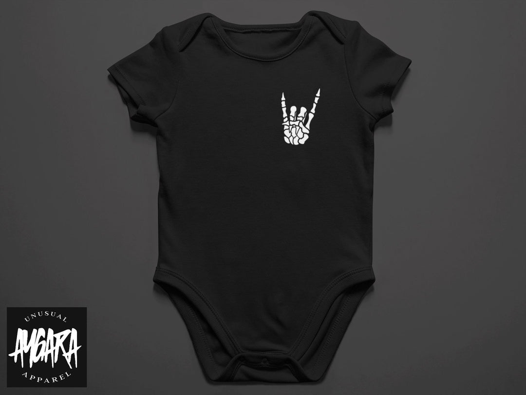 Baby-Youth Small Skeleton Hand Onesie/T-Shirt