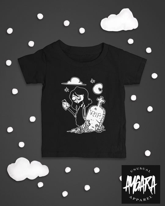 Baby-Youth Creepy Grave Girl Onesie/T-Shirt
