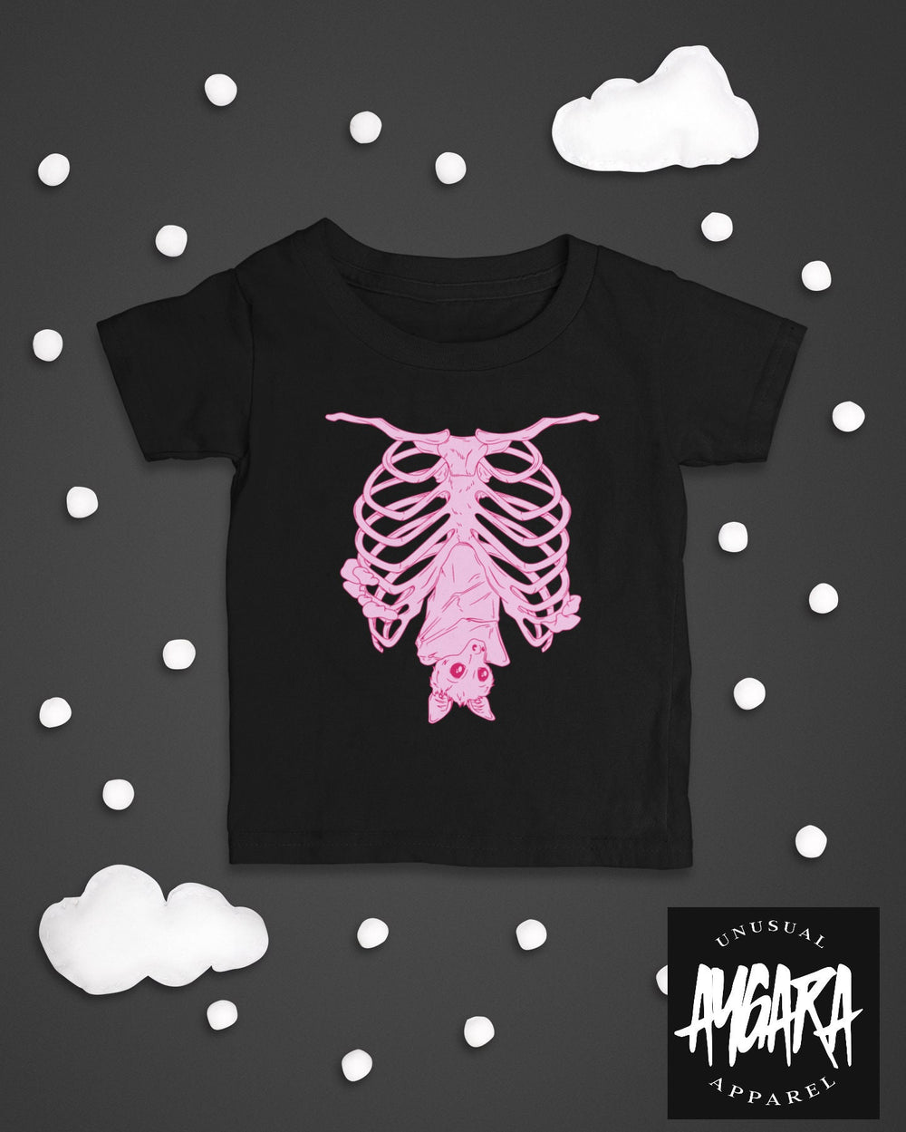 Baby-Youth Bat Ribcage Onesie/T-Shirt