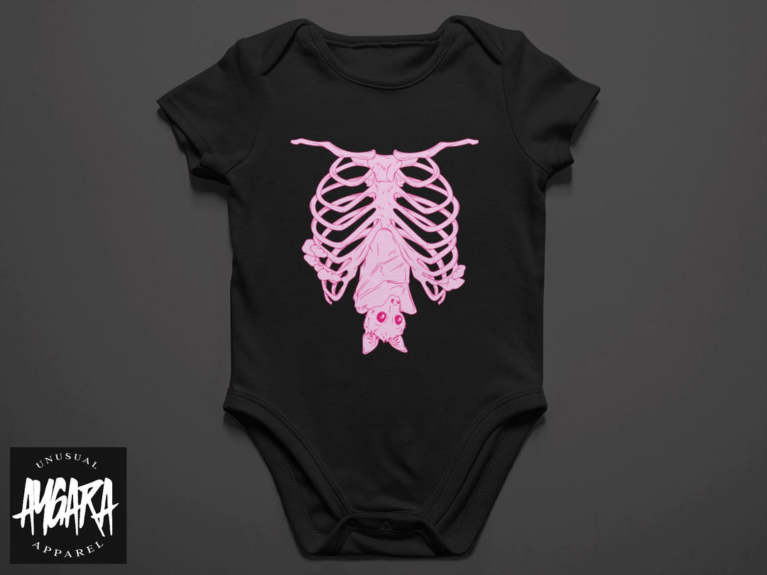 Baby-Youth Bat Ribcage Onesie/T-Shirt