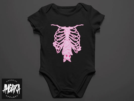 Baby-Youth Bat Ribcage Onesie/T-Shirt