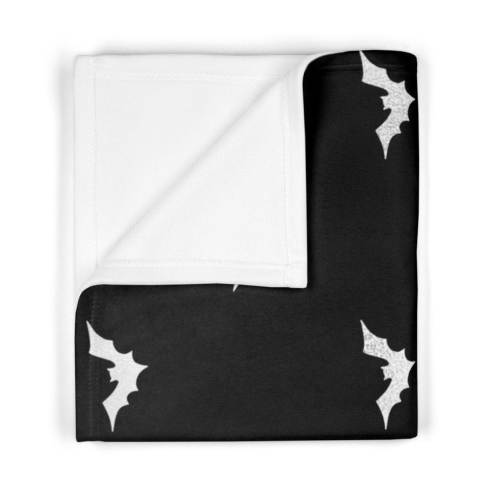 Super Soft Black Bats w/ Smoke Baby Blanket