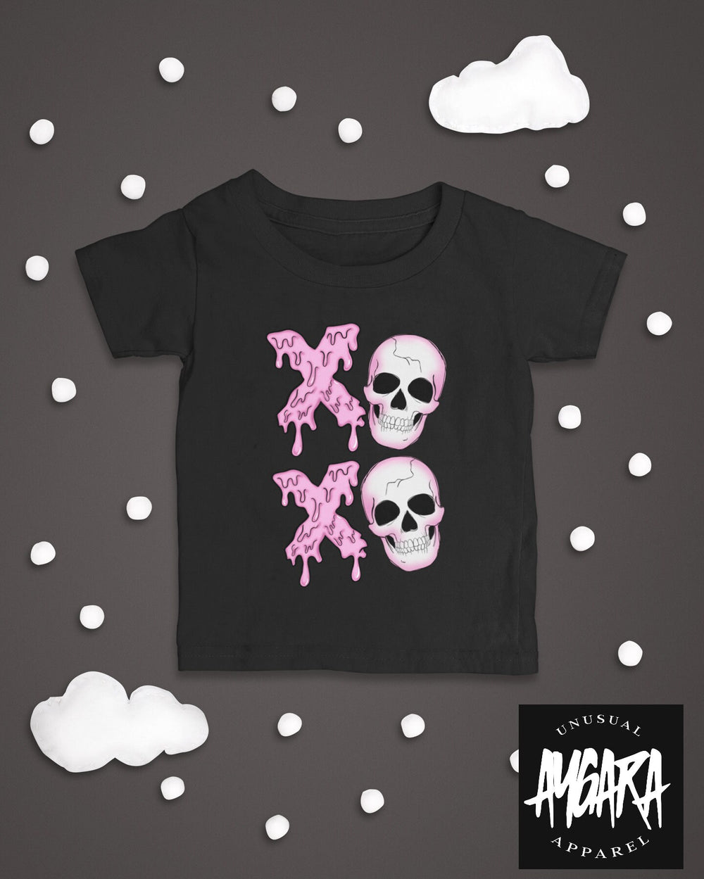Baby-Youth Black 'XO' Onesie or T-Shirt