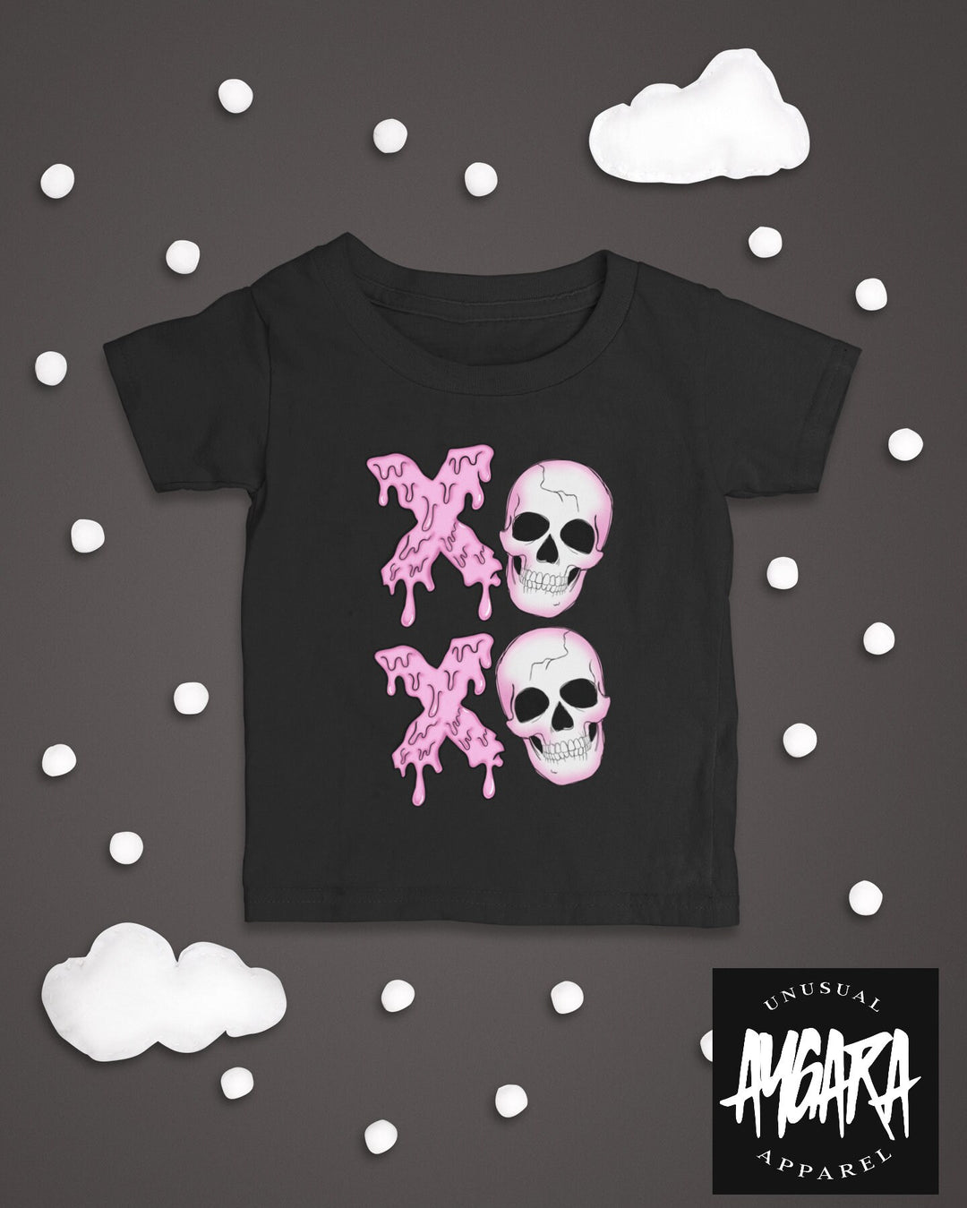 Baby-Youth Black 'XO' Onesie or T-Shirt