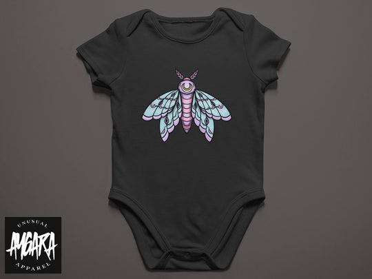Baby-Youth Black 'Moth' Onesie/T-Shirt