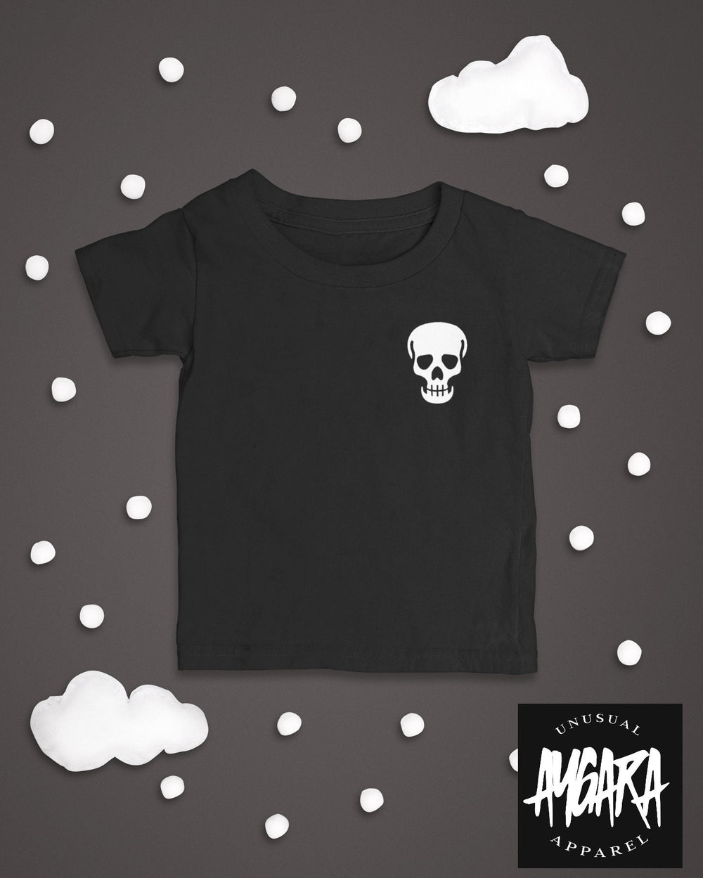 Baby-Youth 'Skull' Black Onesie/T-Shirt