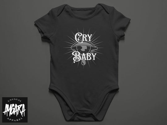 Baby 'Cry Baby' Black Onesie/T-Shirt