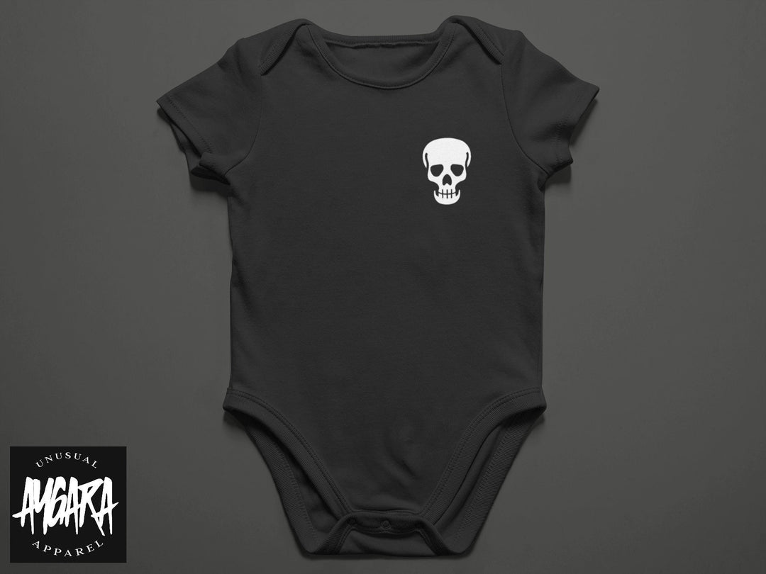 Baby-Youth 'Skull' Black Onesie/T-Shirt