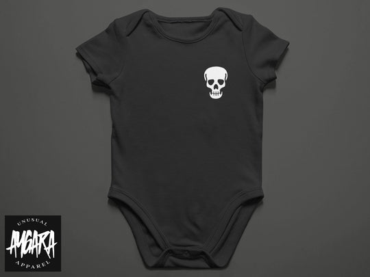 Baby-Youth 'Skull' Black Onesie/T-Shirt