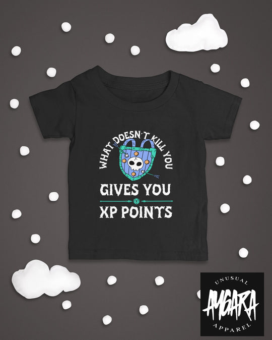 Baby-Youth "What Doesn't Kill You" Black Onesie/T-Shirt