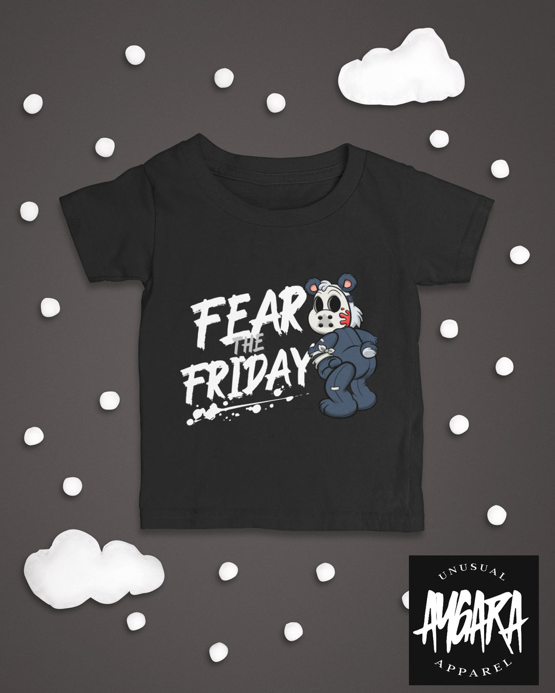 Baby-Youth "Fear the Friday" Black Onesie/T-Shirt