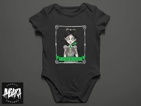 Baby-Youth "Mood for Goosebumps" Black Onesie/T-Shirt