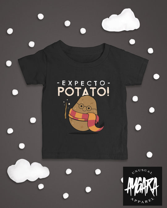 Baby-Youth "Expecto-Potato" Black Onesie/T-Shirt