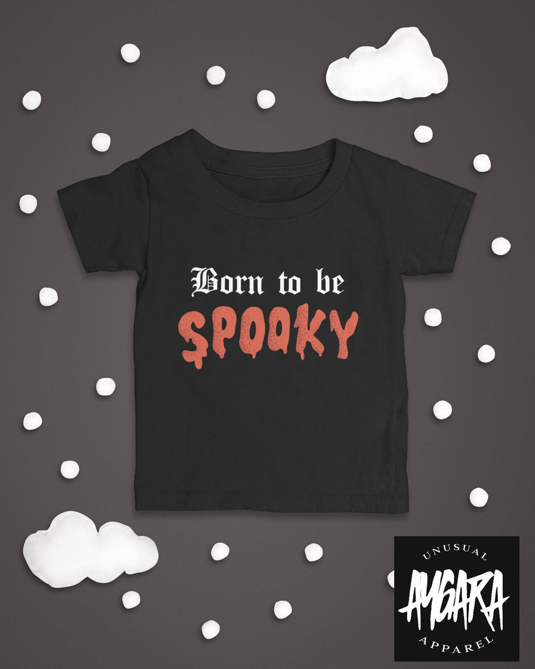 Baby-Youth "Born to Be Spooky" Black Onesie/T-Shirt