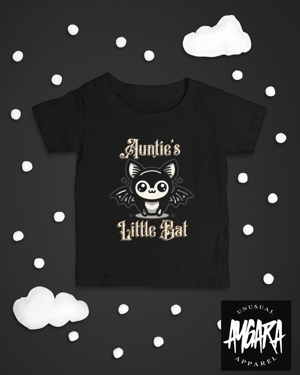 Baby-Youth "Auntie's Little Bat" Onesie/T-Shirt