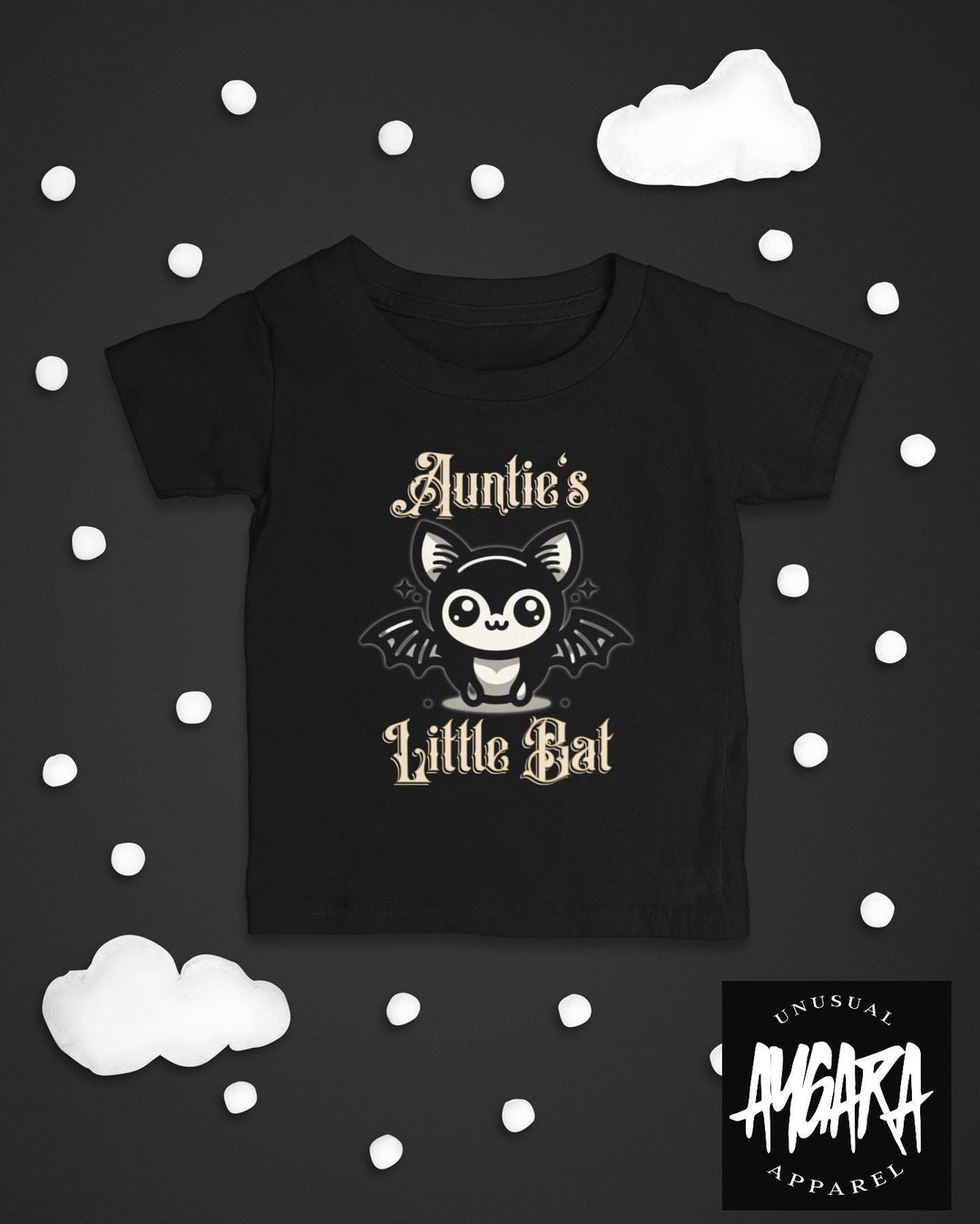 Baby-Youth "Auntie's Little Bat" Onesie/T-Shirt