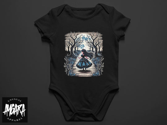 Baby-Youth "Runaway Princess" Black Onesie/T-Shirt