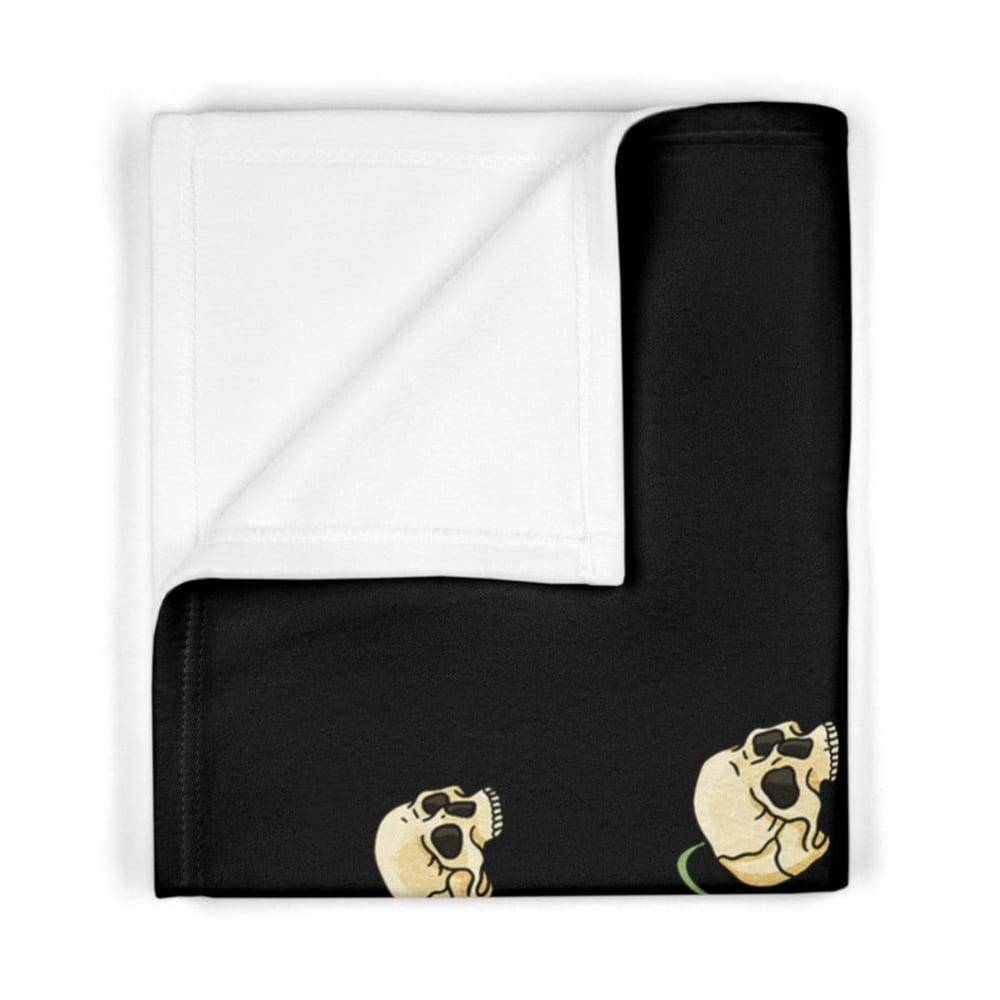 Super Soft Botanical Skull Baby Blanket - Aygara