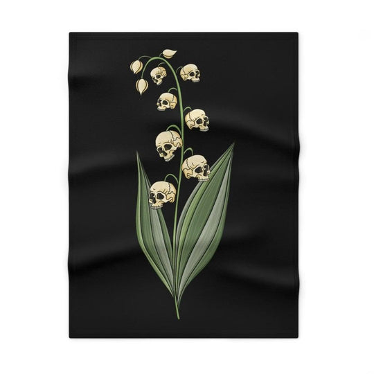 Super Soft Botanical Skull Baby Blanket - Aygara