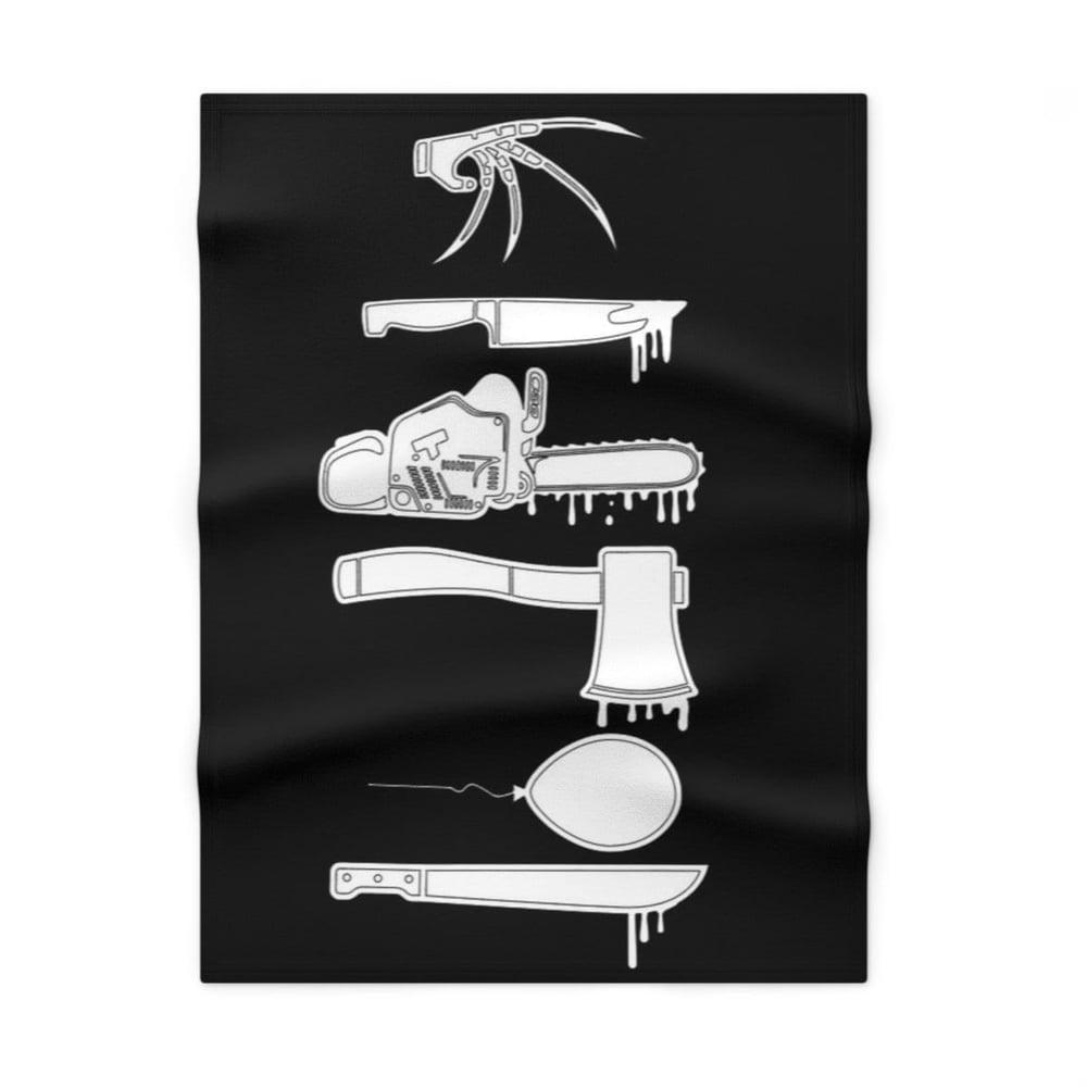 Super Soft Horror Weapons Baby Blanket - Aygara