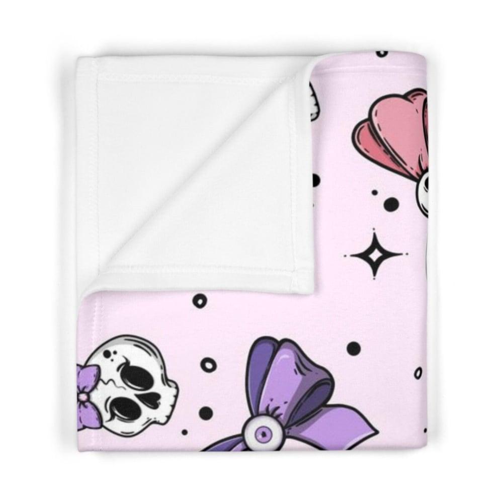 Super Soft Pastel Goth Baby Blanket - Aygara